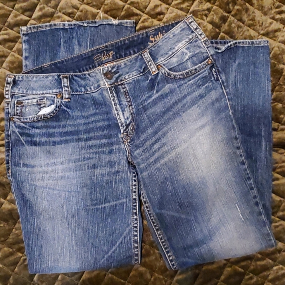 Silver Suki Jeans